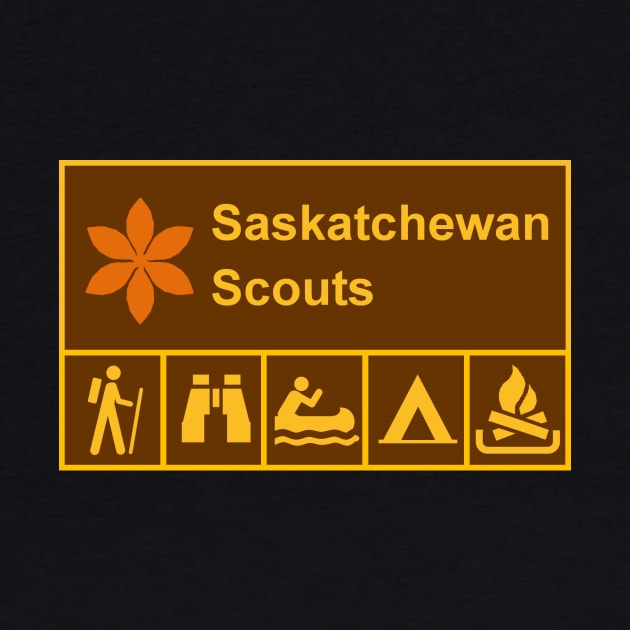 Saskatchewan Scouts Park Sign by YQRscouts